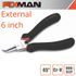 FIXMAN External Circlip Pliers 6'/145mm X 45 Deg